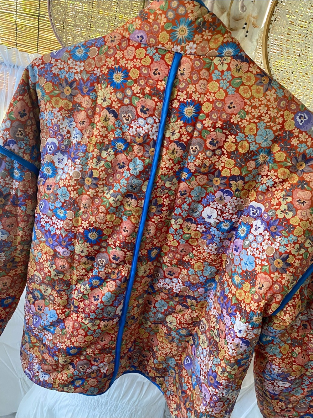 Floral Quilted Puffer Jacket - Picture 6 of 7
